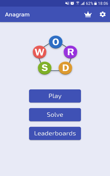 Anagram - Words Finder - Gameplay image of android game