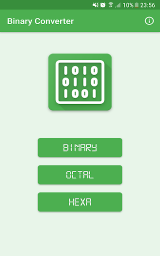 Binary Converter - عکس برنامه موبایلی اندروید