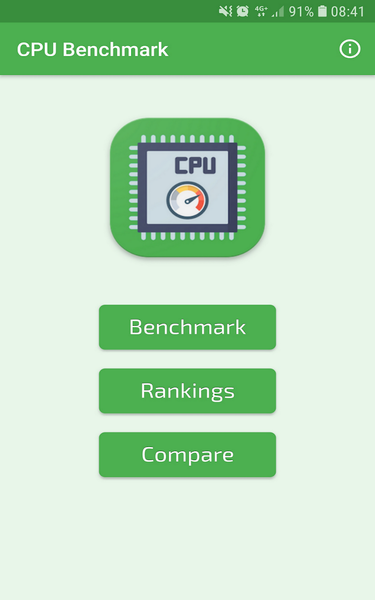 CPU Benchmark - Image screenshot of android app