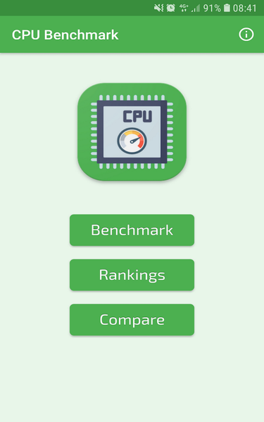 CPU Benchmark - Image screenshot of android app