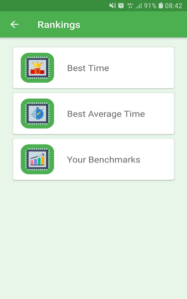CPU Benchmark - Image screenshot of android app