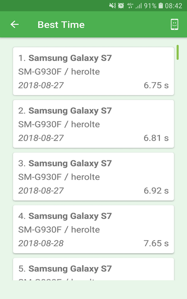 CPU Benchmark - Image screenshot of android app