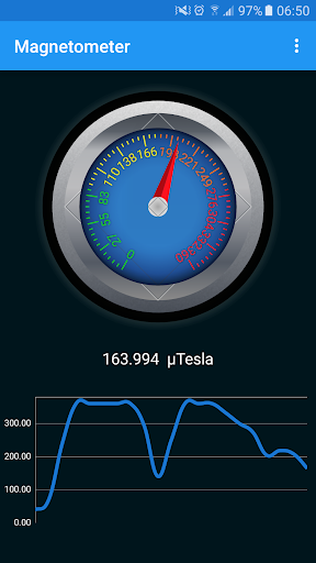 Magnetometer Metal Detector - Image screenshot of android app