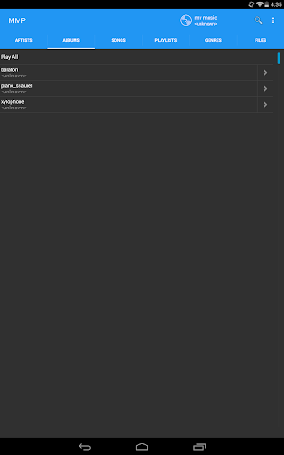My Music Player - Image screenshot of android app