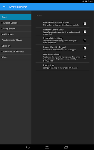 My Music Player - Image screenshot of android app