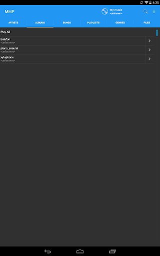 My Music Player - Image screenshot of android app