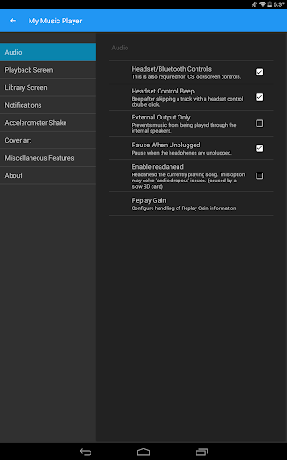 My Music Player - Image screenshot of android app