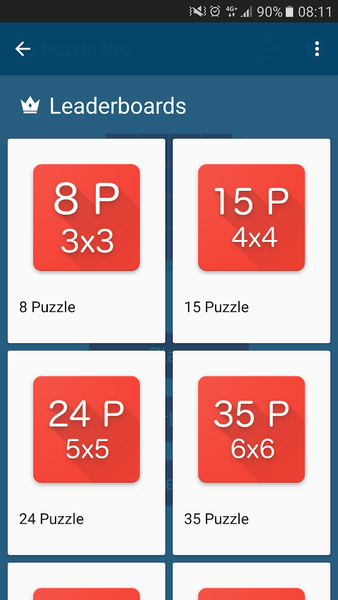15 Puzzle (Game of Fifteen) - Gameplay image of android game