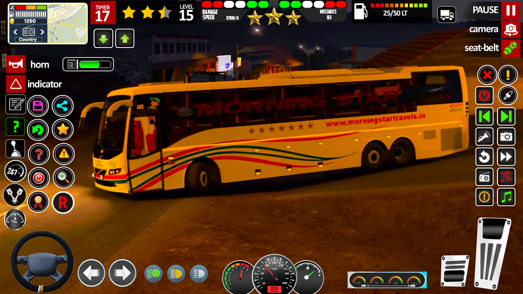 Real Bus Simulator : Bus Games - Gameplay image of android game