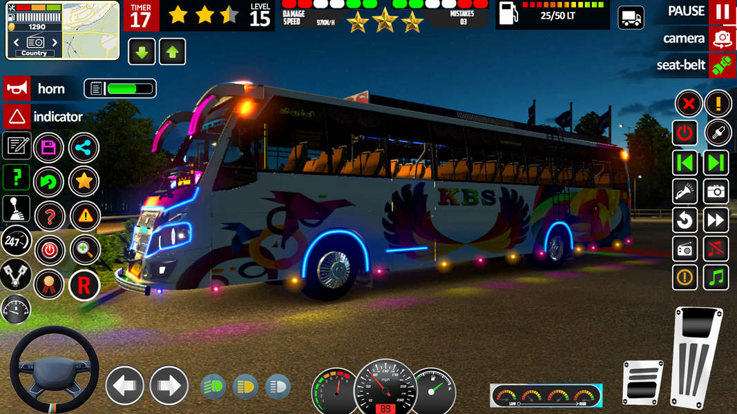 Bus Games Simulator: City Bus - Gameplay image of android game