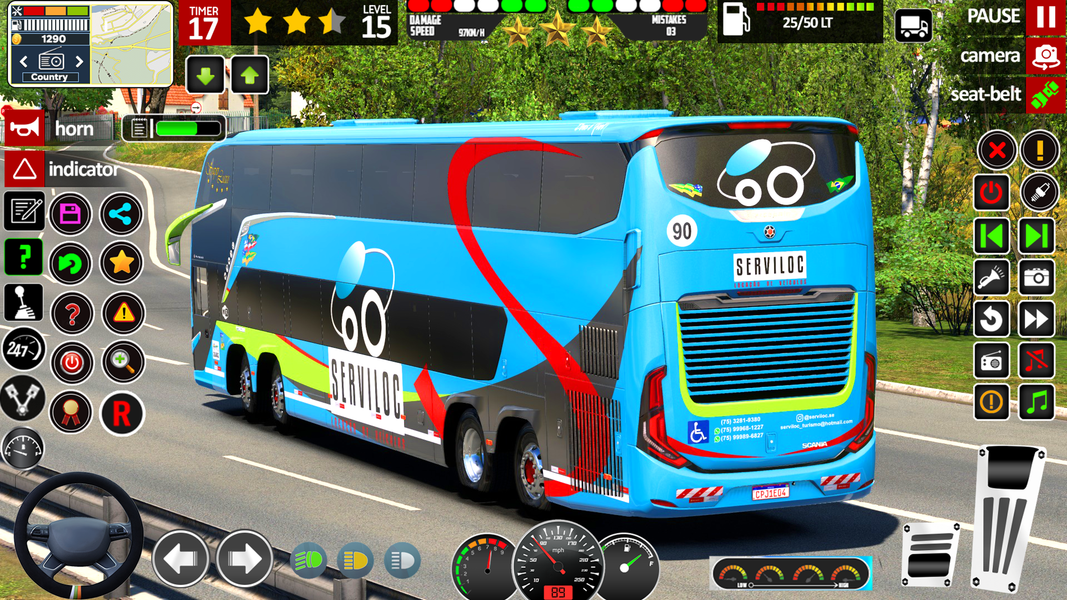 Bus Games Simulator: City Bus - Gameplay image of android game