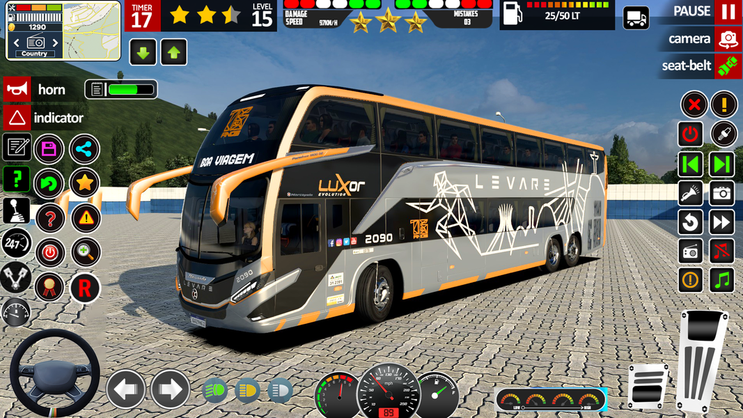 Bus Games Simulator: City Bus - Gameplay image of android game