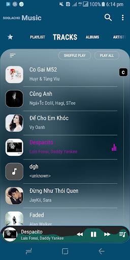 Music player One UI S۱۰ S۱۰+ - عکس برنامه موبایلی اندروید