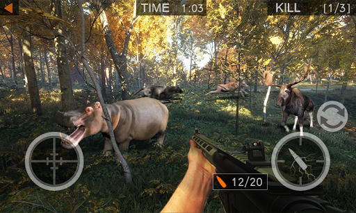 Animal Hunting Frontier Sniper 3D - Gameplay image of android game