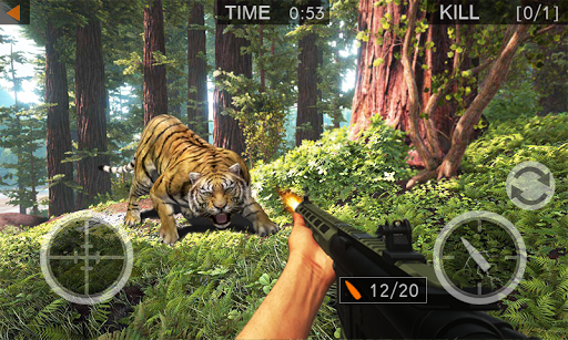 Animal Hunting Frontier Sniper 3D - Gameplay image of android game