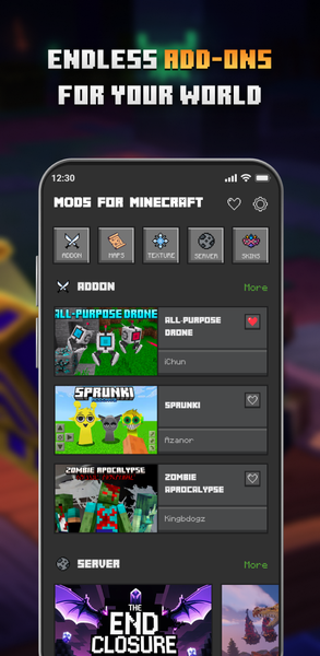 Addon Mods For Minecraft - Image screenshot of android app