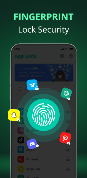 App Lock - Fingerprint Lock - عکس برنامه موبایلی اندروید