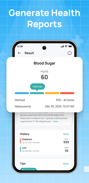 Blood Pressure & Sugar Tracker - عکس برنامه موبایلی اندروید