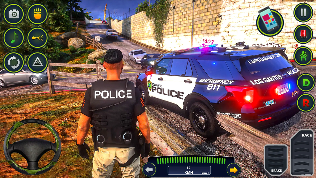 Police Cop Game Car Chase ۳D - عکس بازی موبایلی اندروید