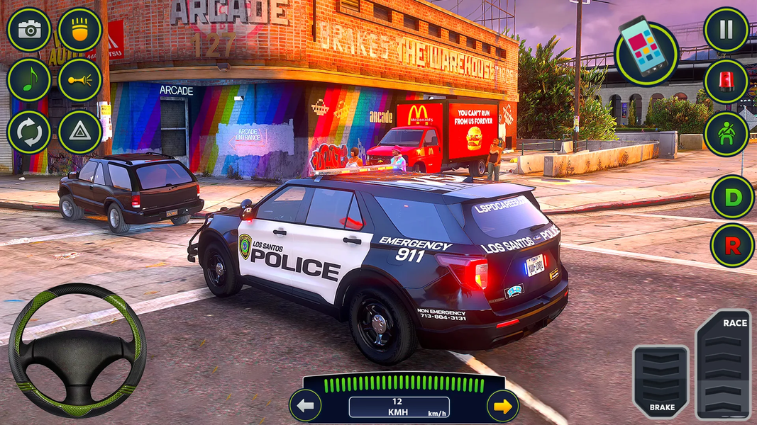 Police Cop Game Car Chase ۳D - عکس بازی موبایلی اندروید