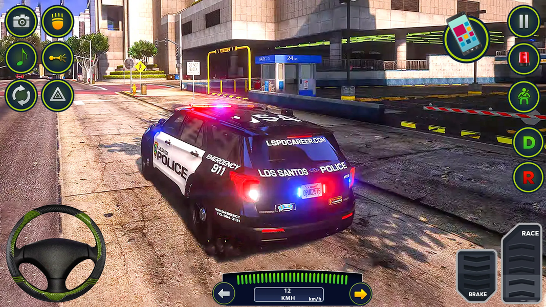 Police Cop Game Car Chase ۳D - عکس بازی موبایلی اندروید