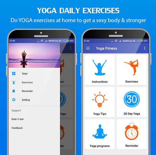 Yoga Daily Fitness - Yoga Pose - عکس برنامه موبایلی اندروید