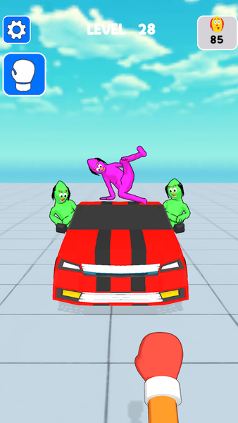 Annoying daddy punch game 3D - Gameplay image of android game