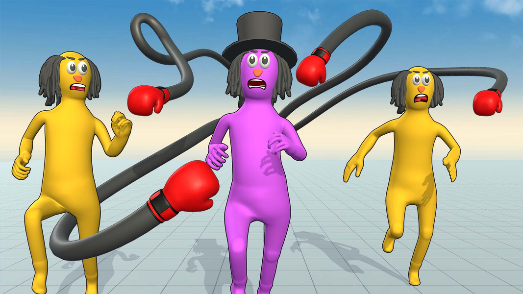 Annoying daddy punch game 3D - Gameplay image of android game