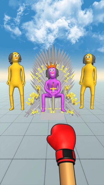 Annoying daddy punch game 3D - Gameplay image of android game