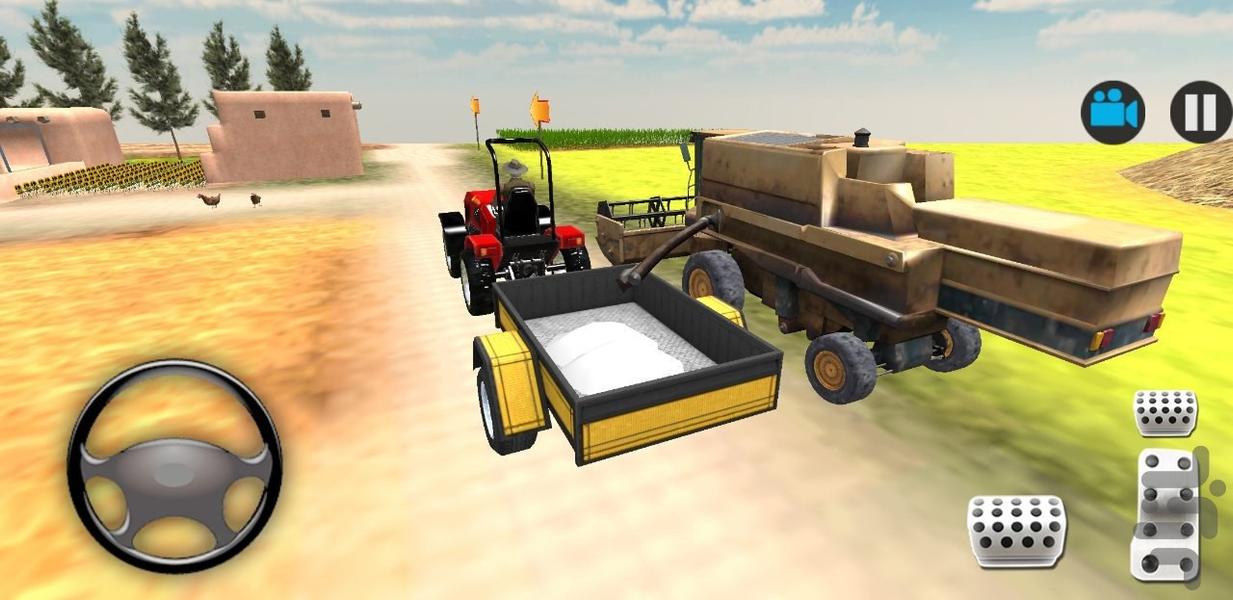 بازی ماشین کشاورزی - Gameplay image of android game