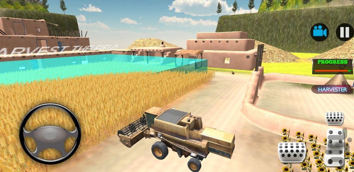 بازی ماشین کشاورزی - Gameplay image of android game