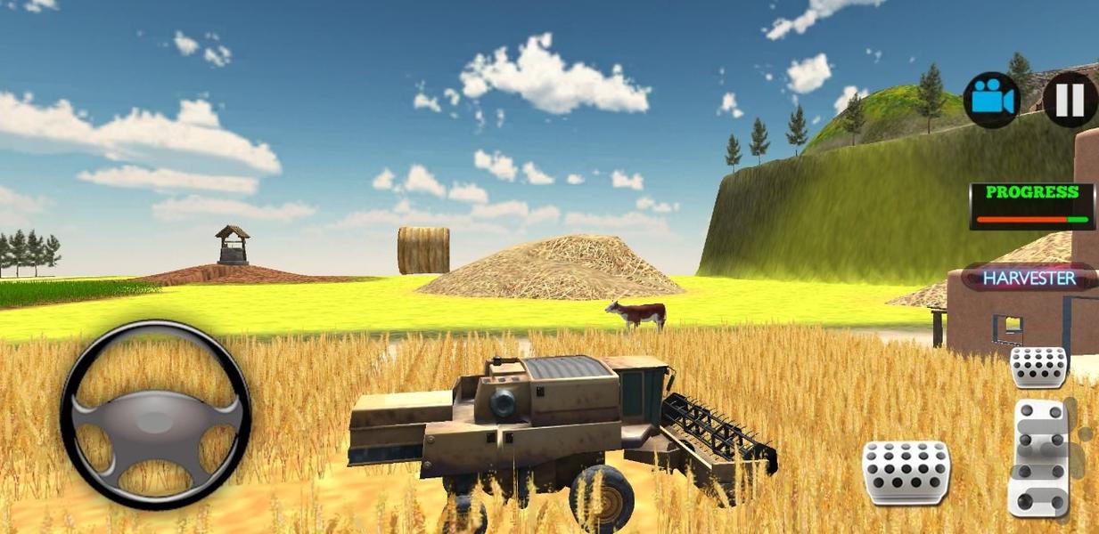 بازی ماشین کشاورزی - Gameplay image of android game