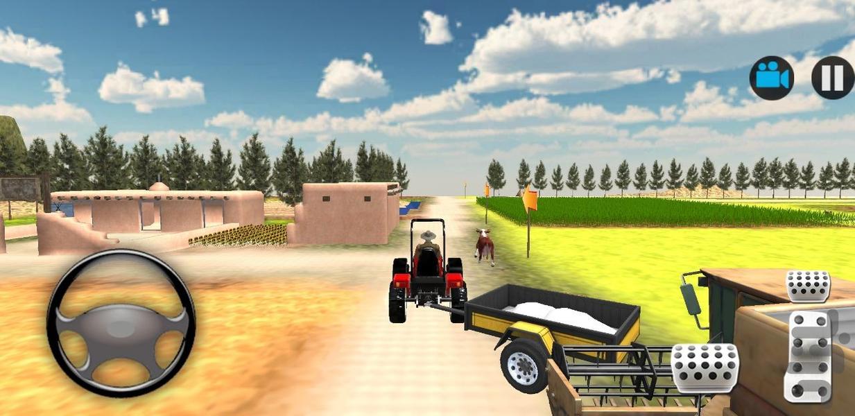 بازی ماشین کشاورزی - Gameplay image of android game