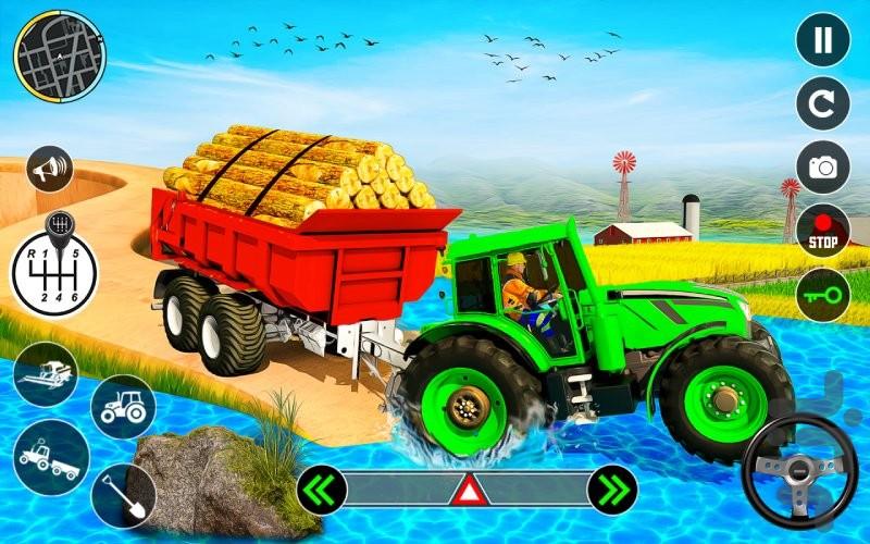 بازی ماشین کشاورزی - عکس بازی موبایلی اندروید