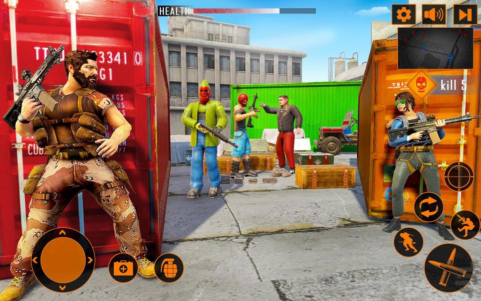 تفنگ بازی جدید جنگی - Gameplay image of android game