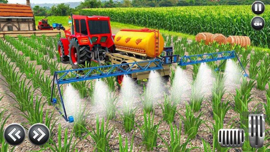بازی تراکتور - Gameplay image of android game