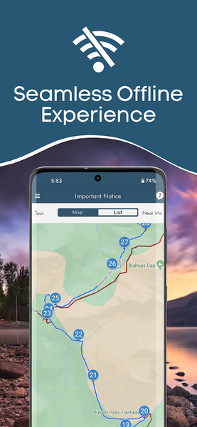 Glacier National Park GPS Tour - عکس برنامه موبایلی اندروید