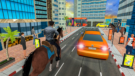 Police Horse Cops Duty: Grand Street Crime Chase - Gameplay image of android game