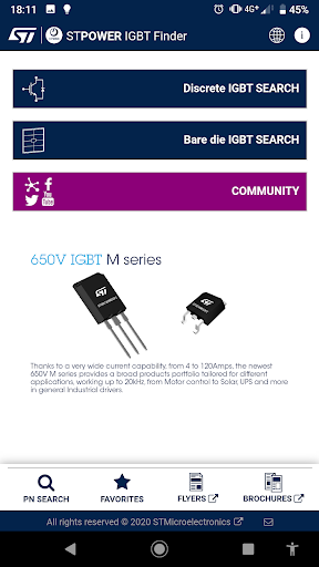 STPOWER IGBT Finder - عکس برنامه موبایلی اندروید