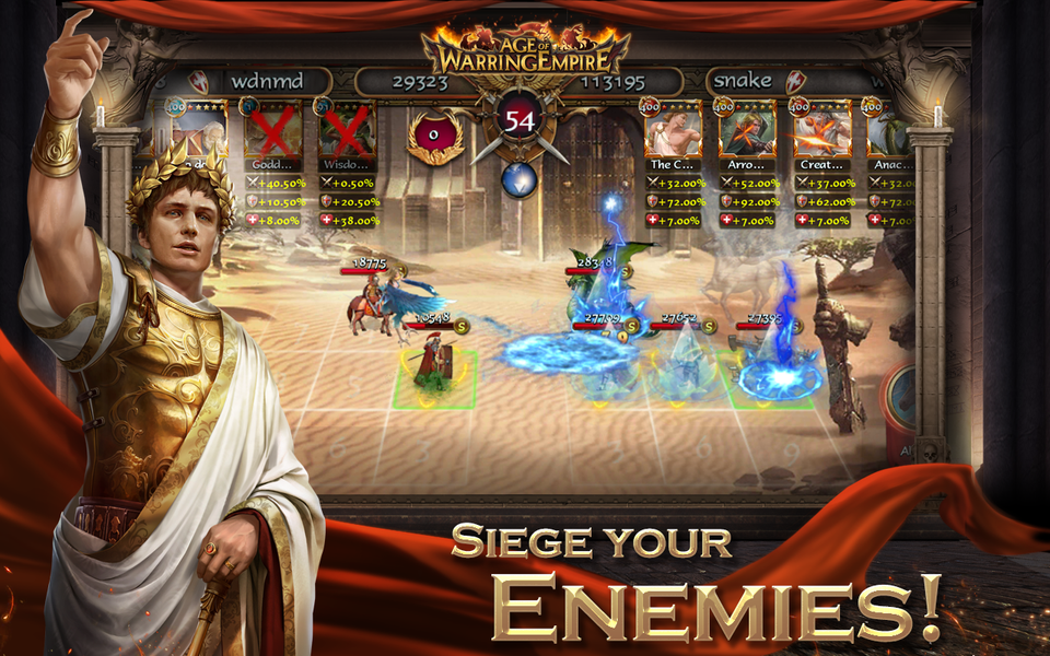 Age of Warring Empire – امپراطوری در جنگ - Gameplay image of android game