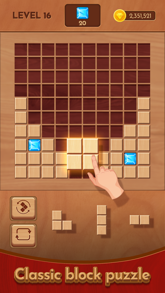 Woody Block Mania - عکس بازی موبایلی اندروید