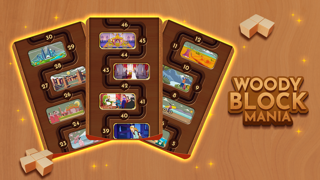 Woody Block Mania - عکس بازی موبایلی اندروید