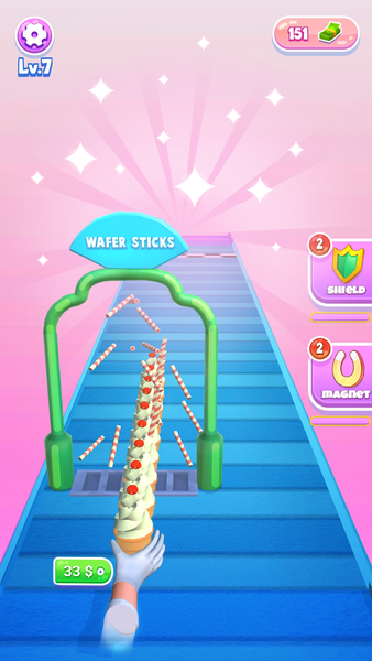 Ice Cream Stack - عکس بازی موبایلی اندروید