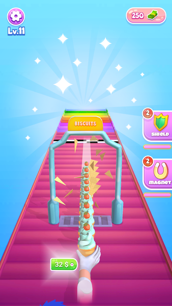 Ice Cream Stack - عکس بازی موبایلی اندروید