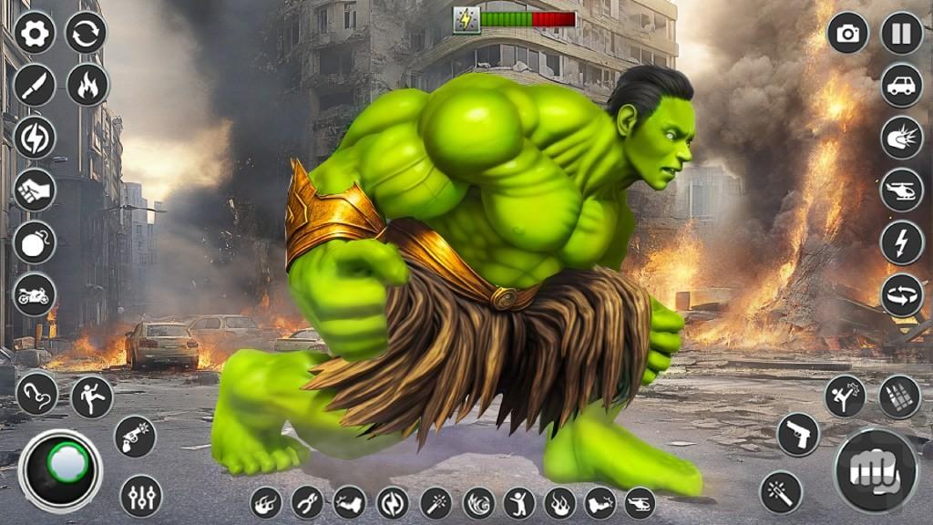 بازی جنگی هالک - Gameplay image of android game