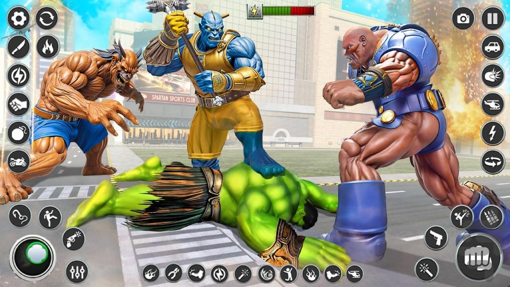 بازی جنگی هالک - Gameplay image of android game