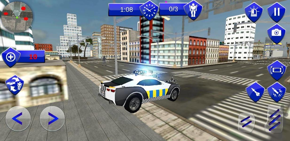 بازی ماشین پلیس - عکس بازی موبایلی اندروید