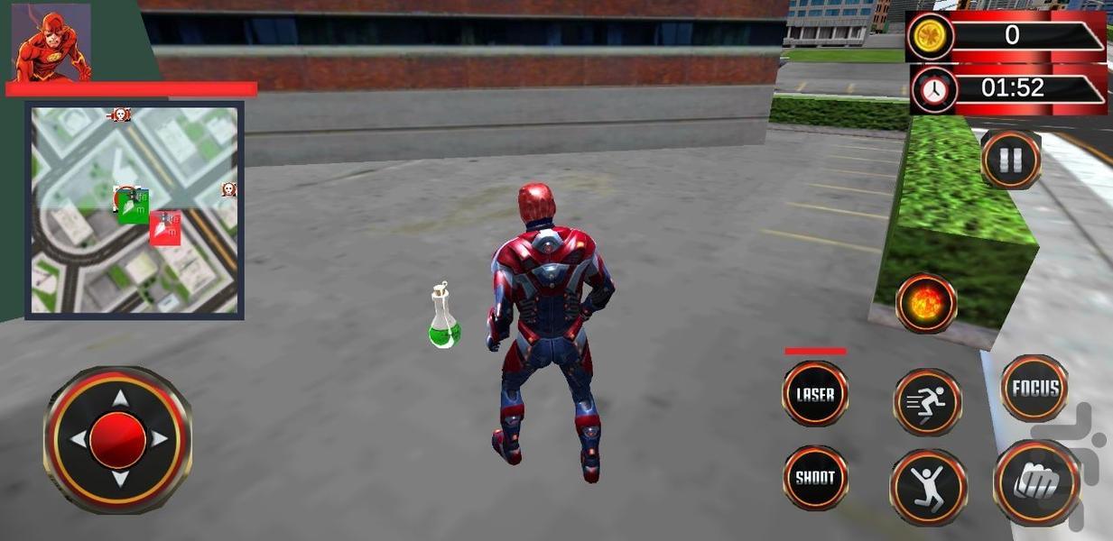 بازی سوپرمن - عکس بازی موبایلی اندروید