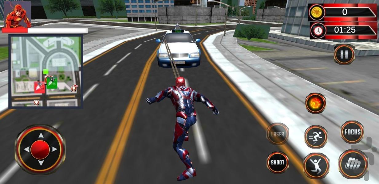 بازی سوپرمن - عکس بازی موبایلی اندروید