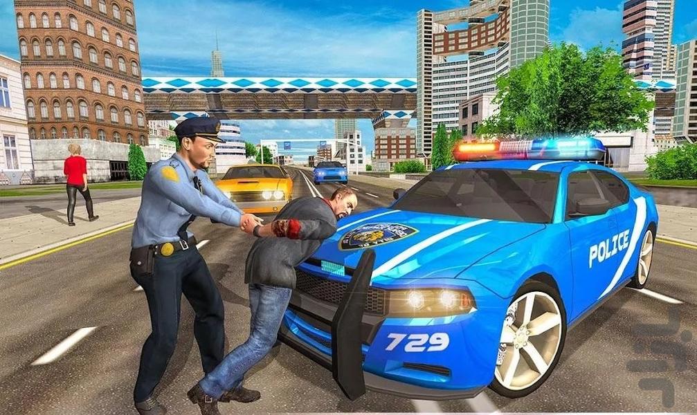 بازی ماشین پلیس جنگی - عکس بازی موبایلی اندروید